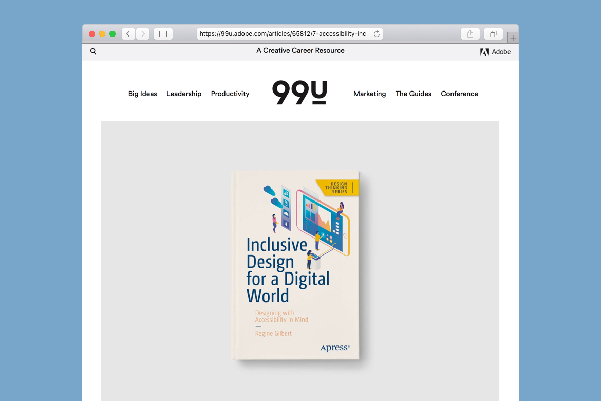Book named Inclsuive Design for a Digital WOrld